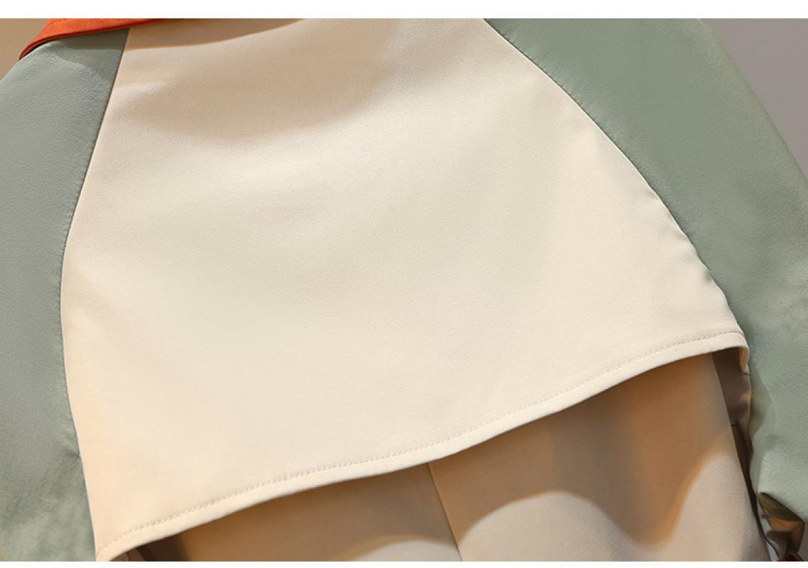 Patchwork Trench Coat