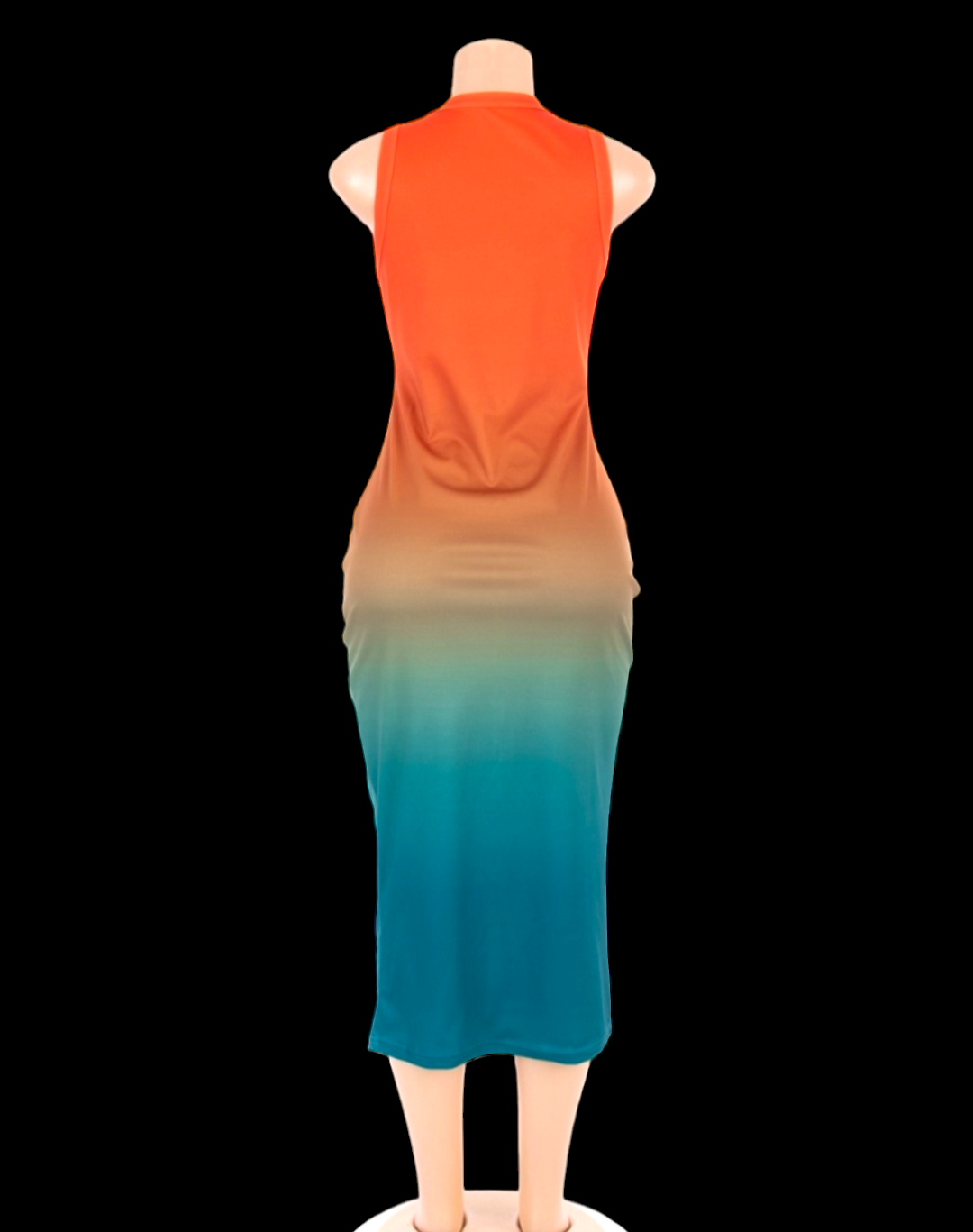 Orange Ombre Dress