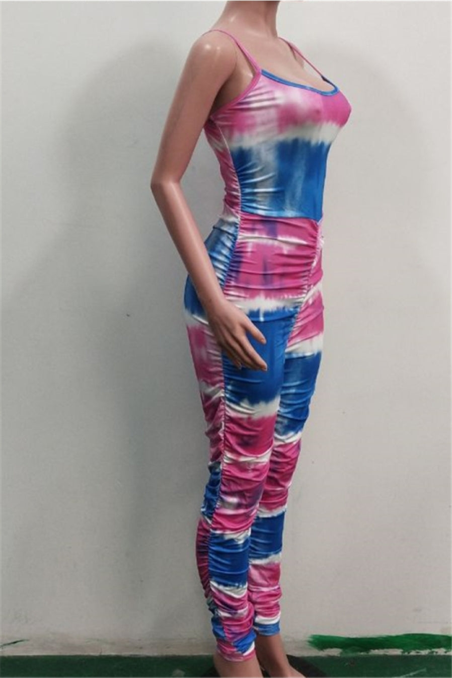 Pink Tye Dye Jumpsuit