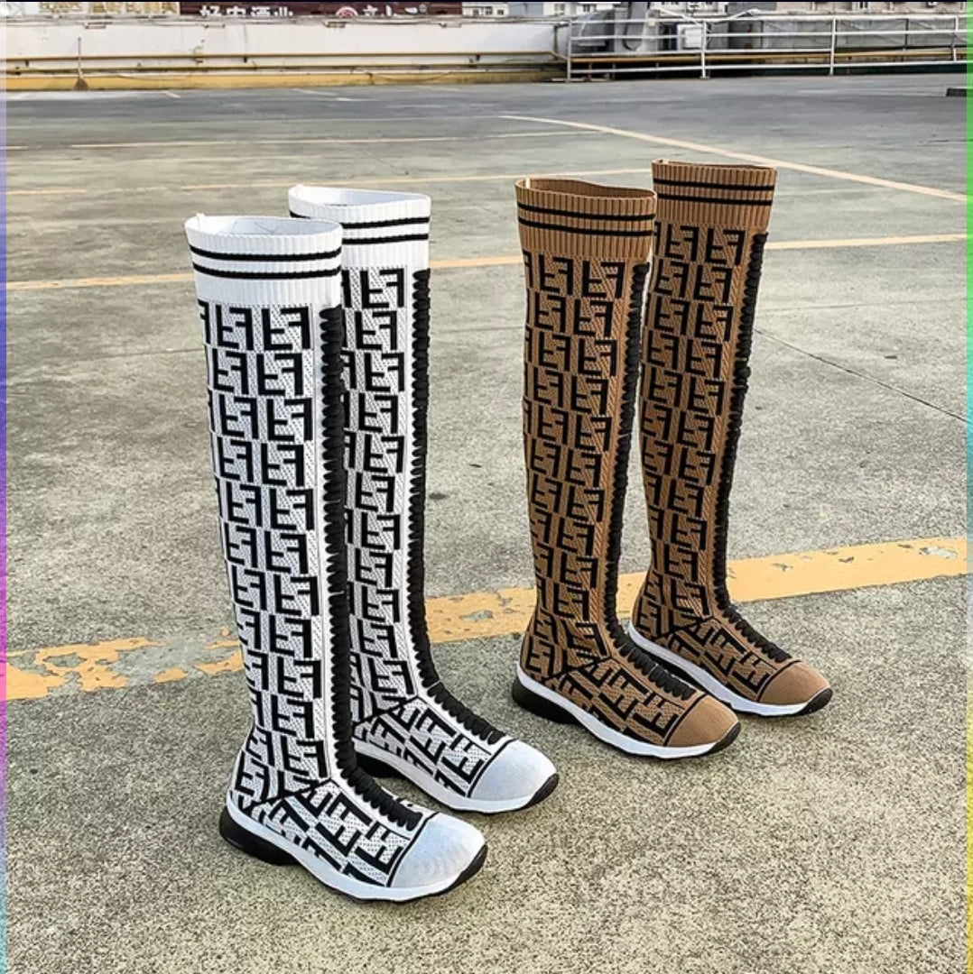 Knee High Sneaker Boot