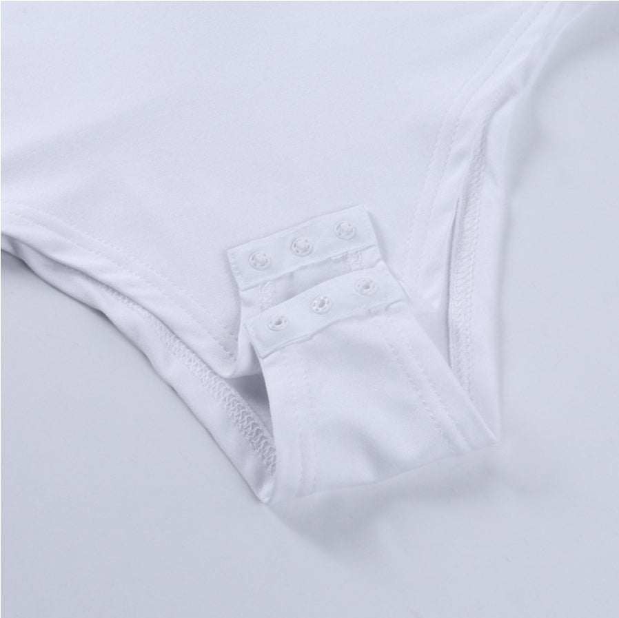 Long Sleeved Collar Bodysuit