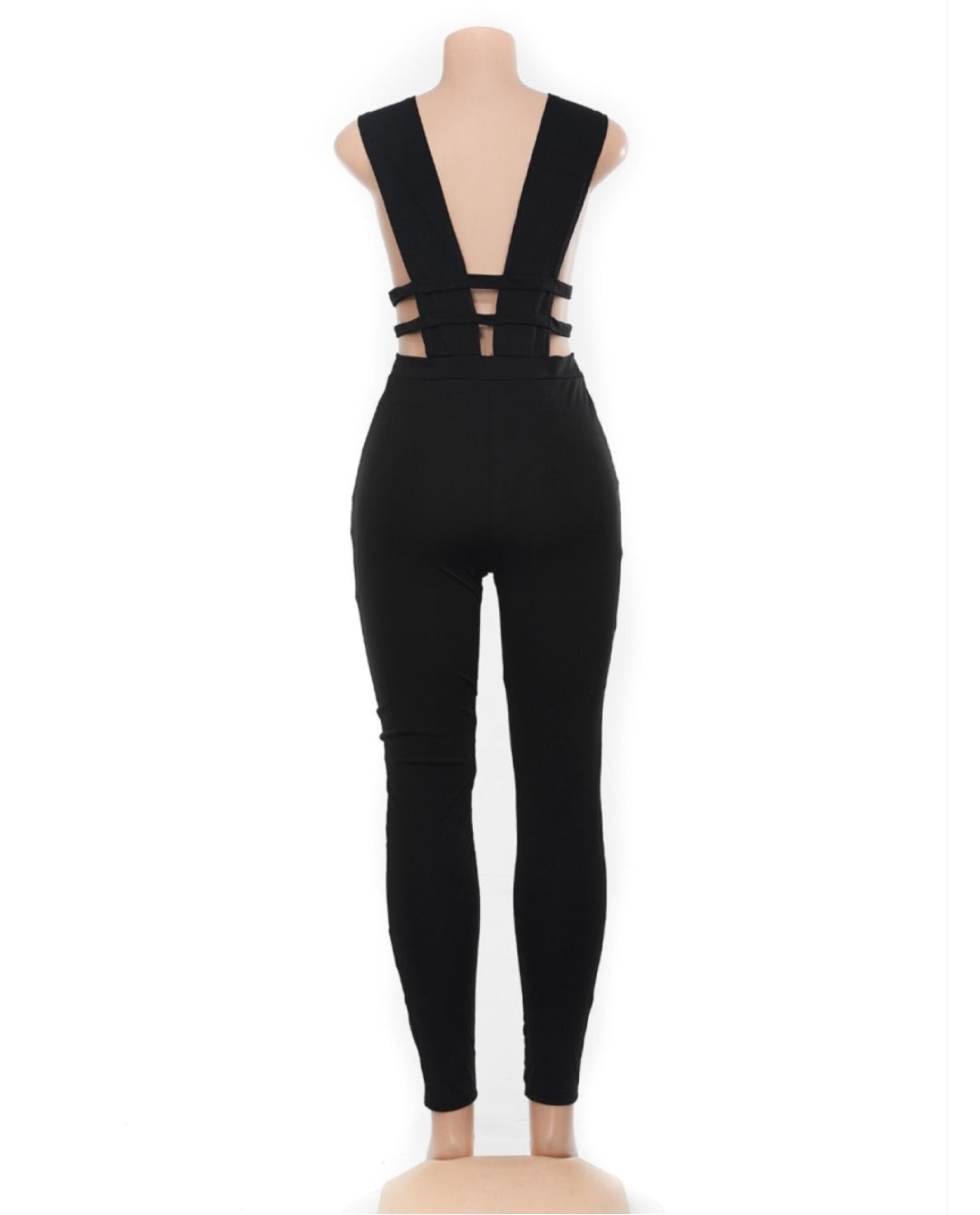 Deep V-neck Jumpsuit