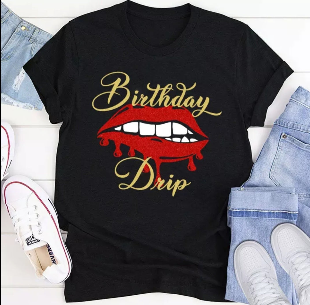Birthday Drip Tee