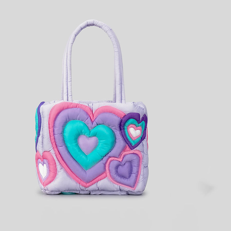 Heart Printed Handbag