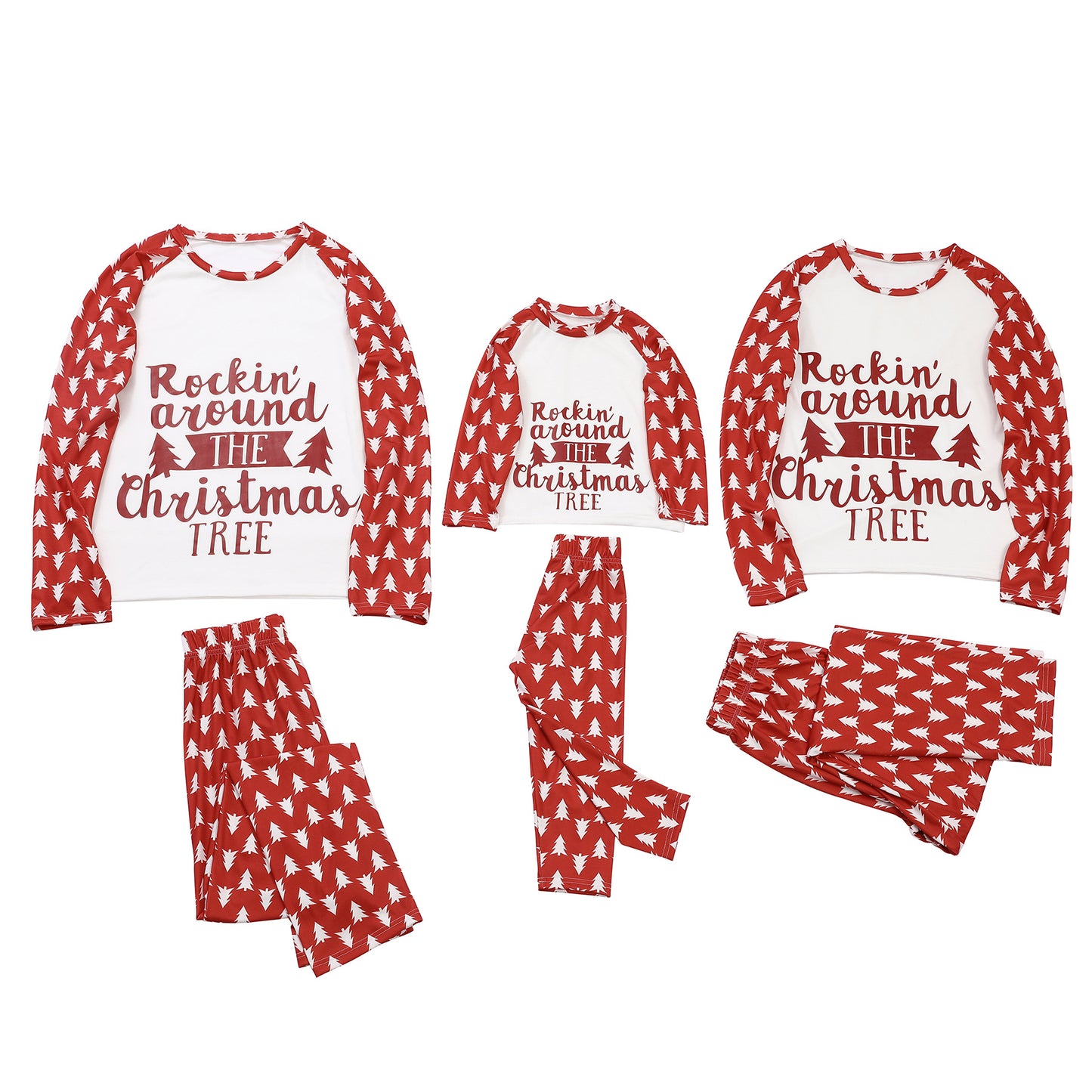 Family Christmas Tree Pajamas 2pc Set