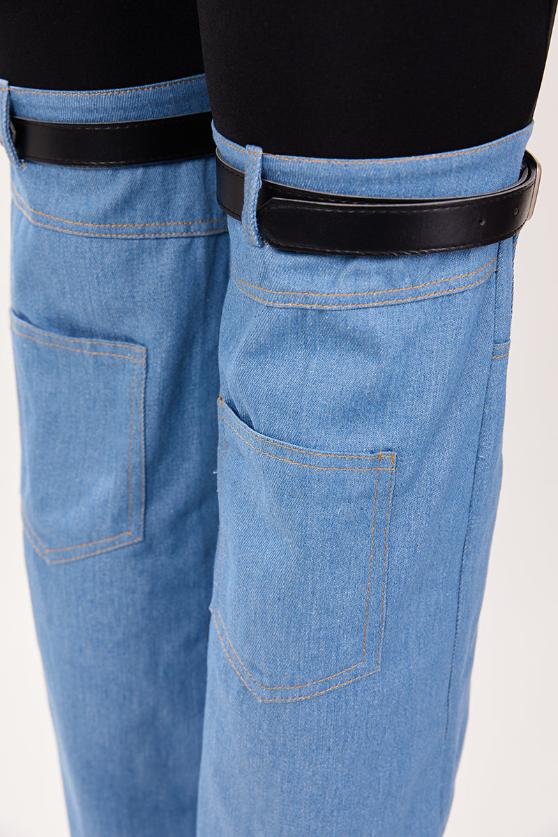 Denim Stitch Pants