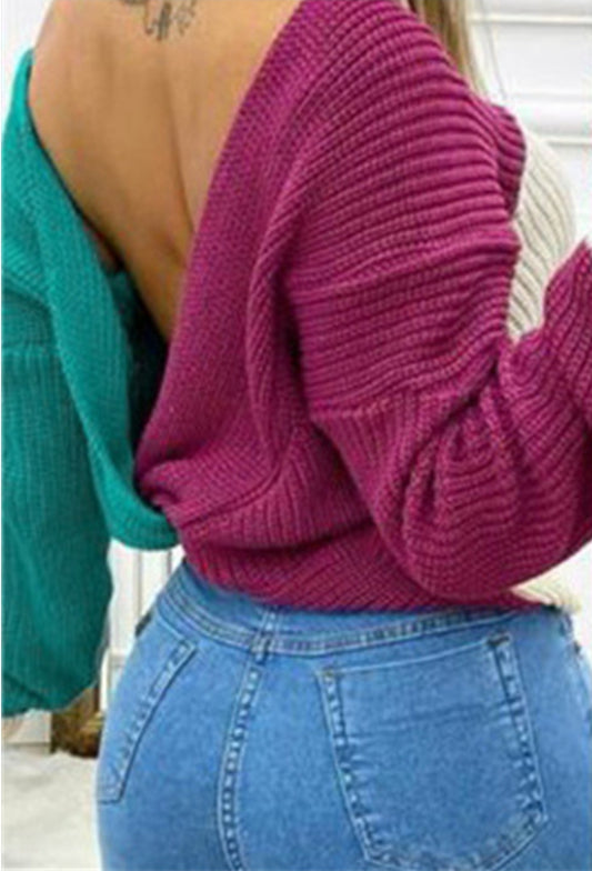 Backless Multi-Wear Sweater