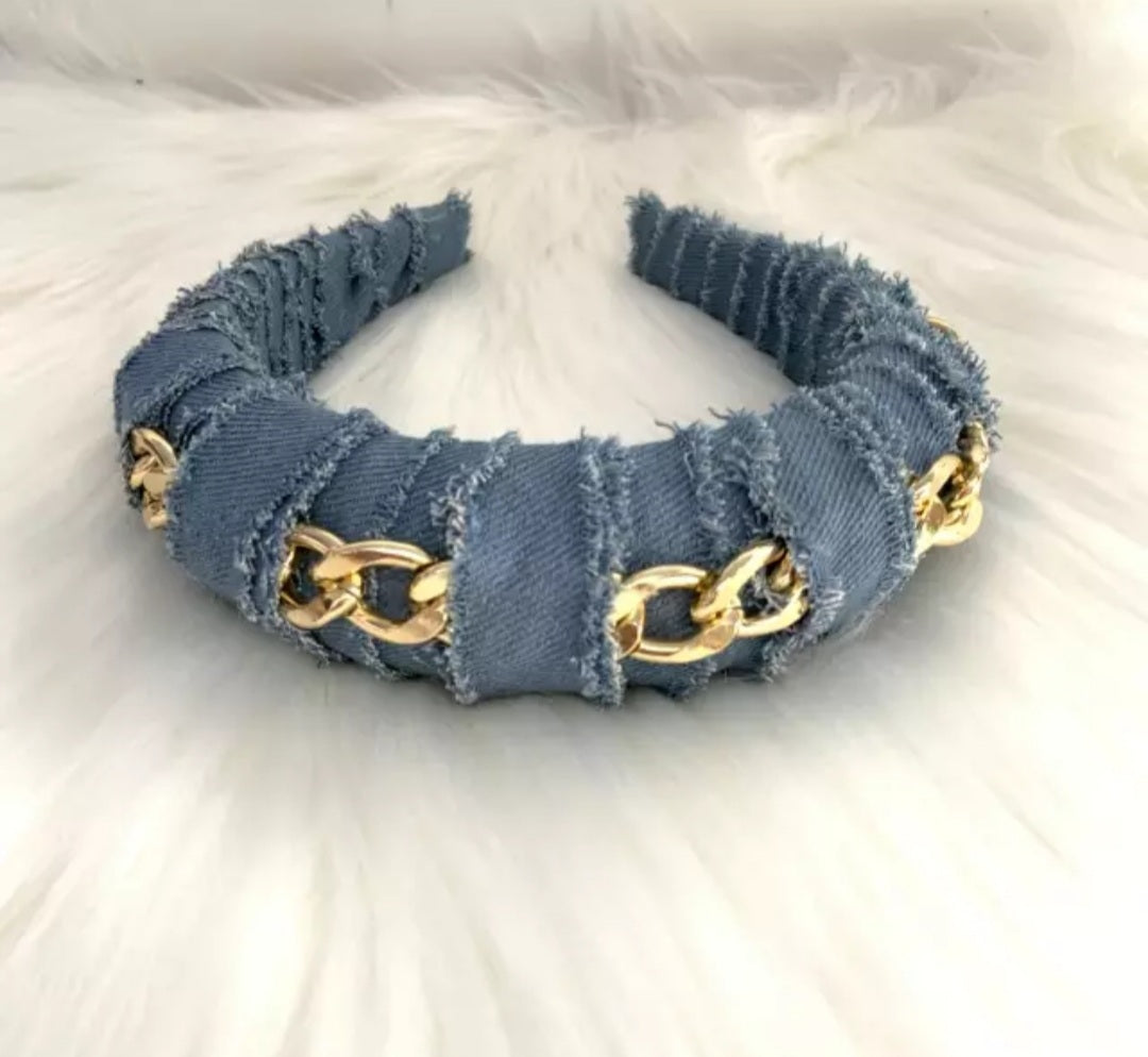 Denim Headband