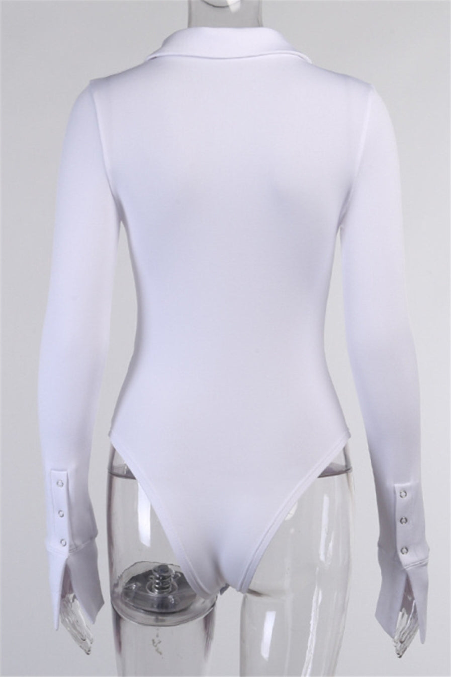 Long Sleeved Collar Bodysuit