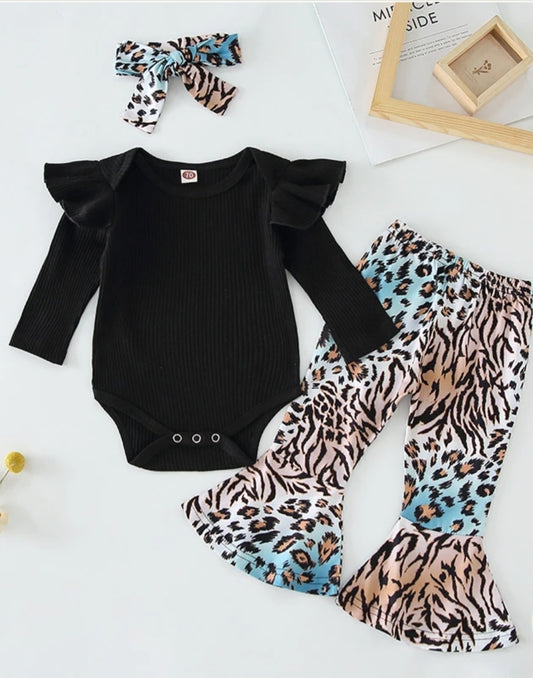 3pc Leopard Print Set