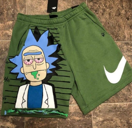 Rick Cartoon Shorts