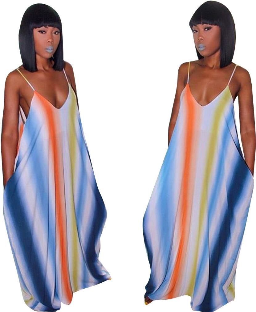 Tye Dye Dress with Pockets