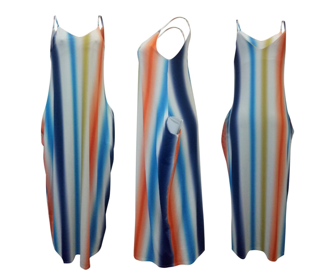 Tye Dye Dress with Pockets