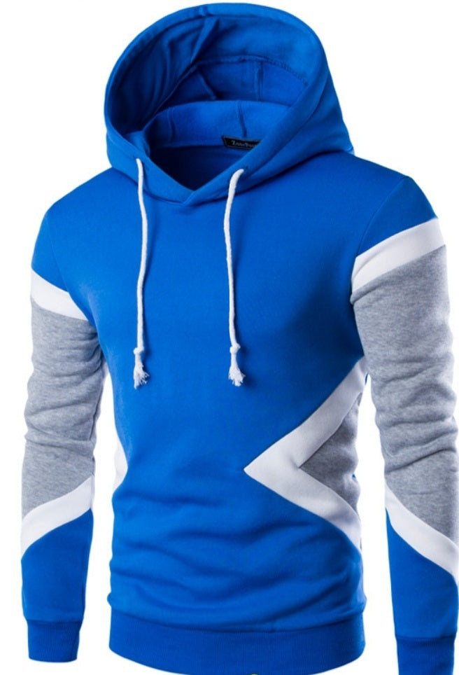 Blue Contrast Hoodie