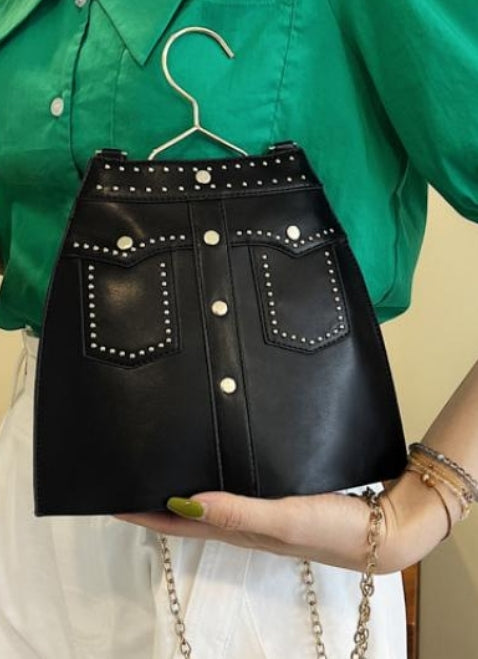 Button Skirt Handbag